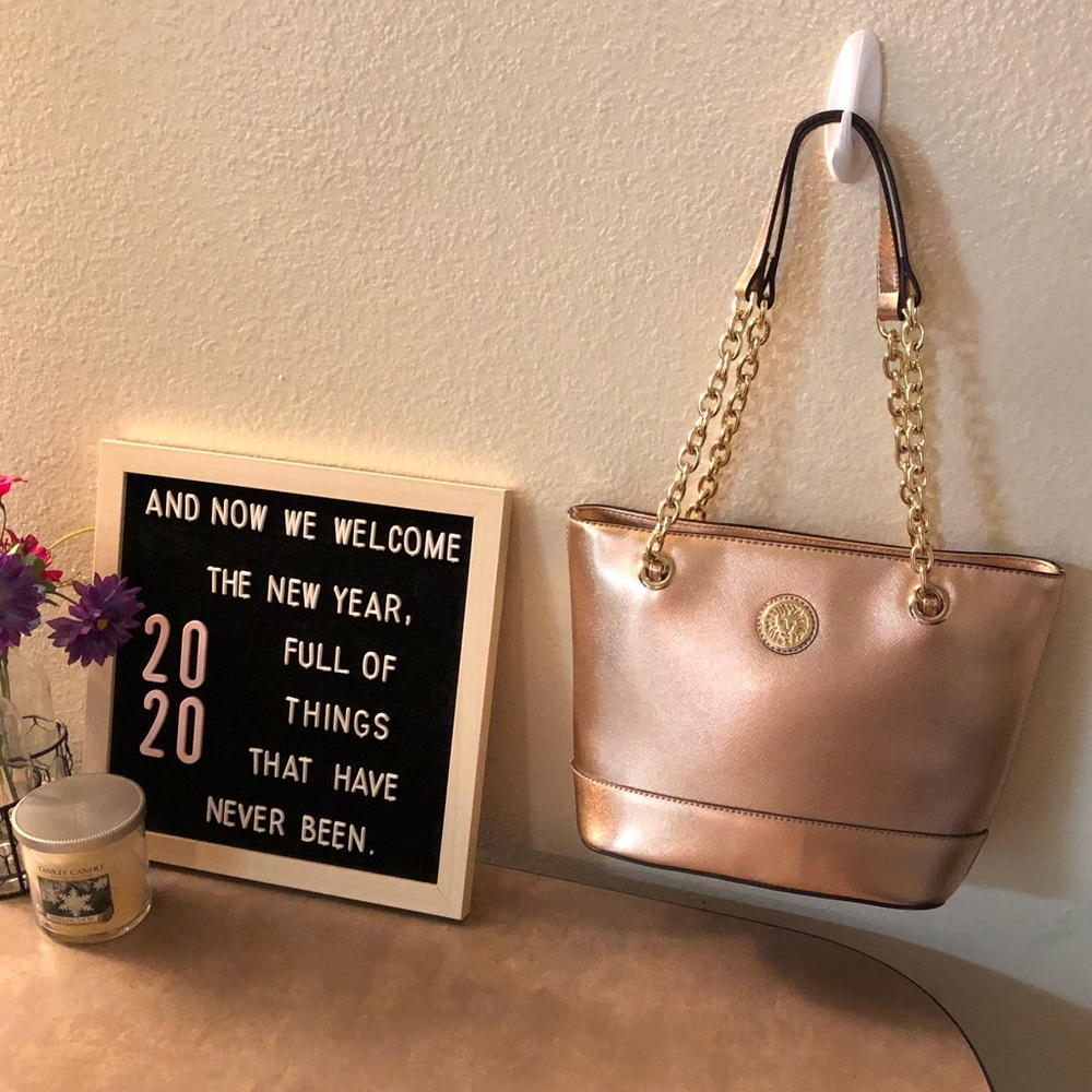 Small Rose Gold Anne Kline Tote